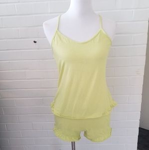 VS two piece sleep set yellow